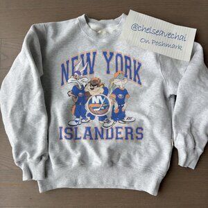 Vintage New York Islanders Looney Tunes Sweatshirt, NY Islanders Hockey Shirt
